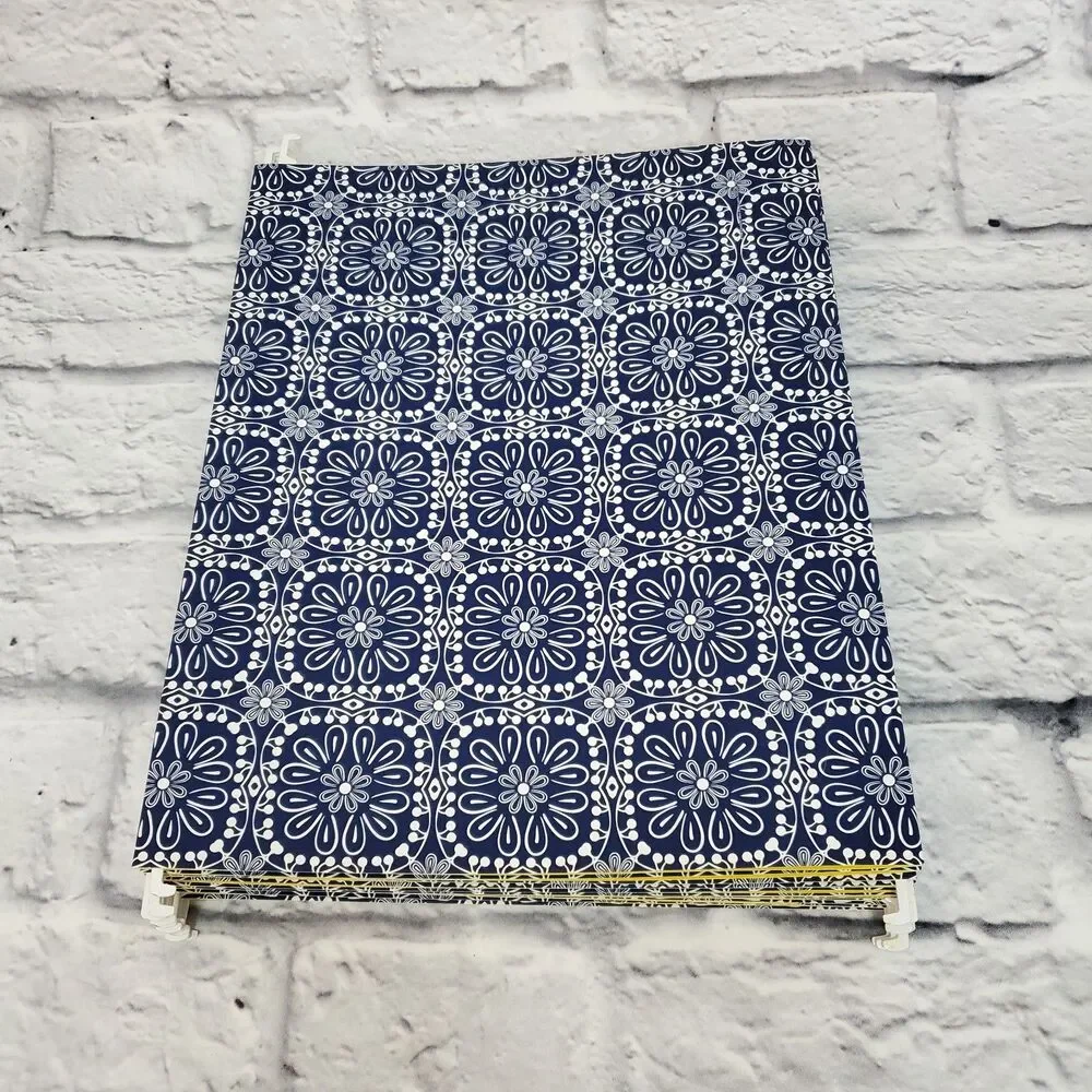 The Container Store Hanging Letter Decorative File Folders 10-pack Floral Navy